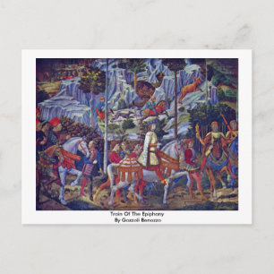 Train Of The Epiphany By Gozzoli Benozzo Postcard
