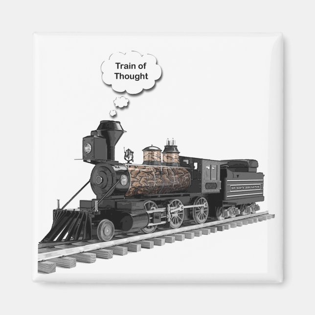 Train of Thought Magnet (Front)
