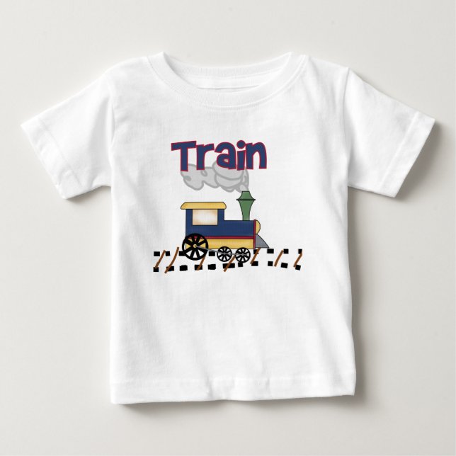 Train on Track Baby T-Shirt (Front)