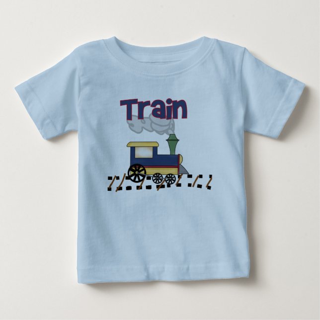 Train on Track Baby T-Shirt (Front)