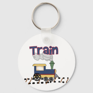 Train on Track Tshirts and Gifts Key Ring