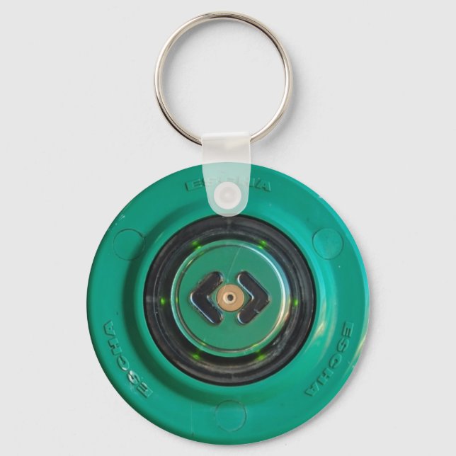 train open door green button sensor acces entrance key ring (Front)