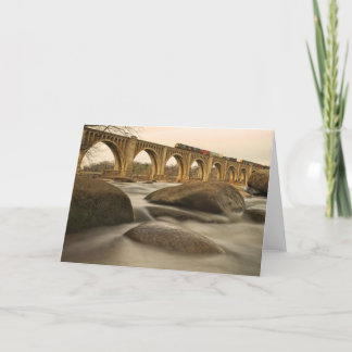 Train over James River Card