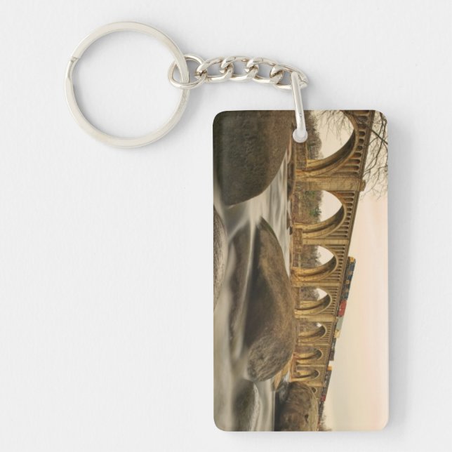 Train over James River Key Ring (Front)