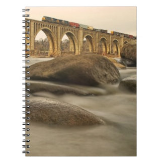 Train over James River Notebook