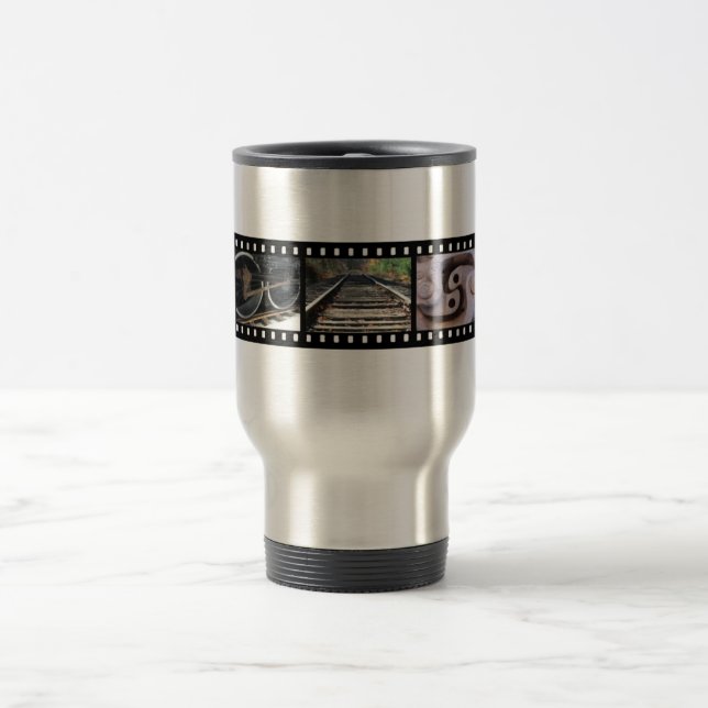 Train Parts Film Strip Thermal Mug (Center)