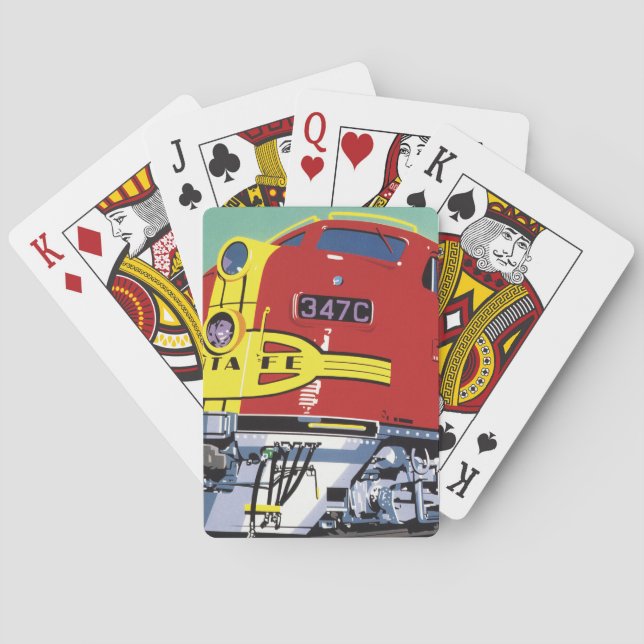 Train Playing Cards (Back)