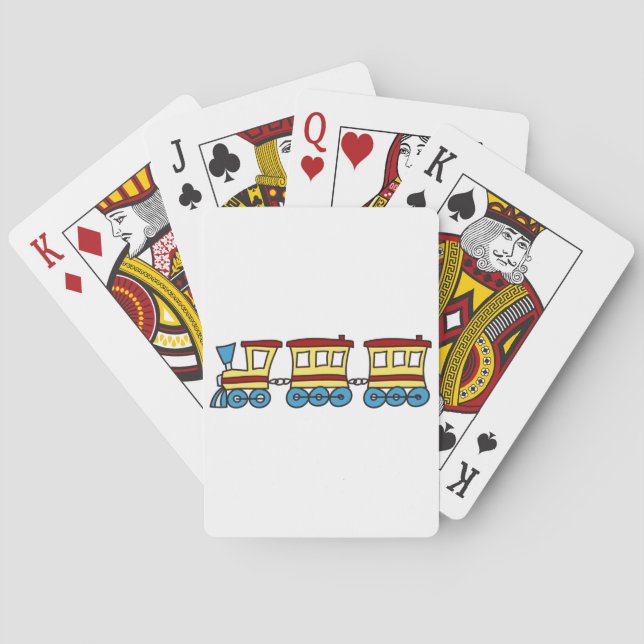 Train Playing Cards (Back)