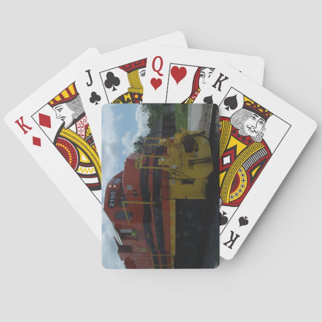 Train Playing Cards (Back)