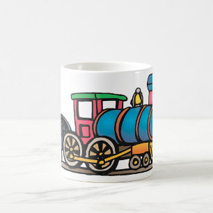 Train Pulling Coal Coffee Mug
