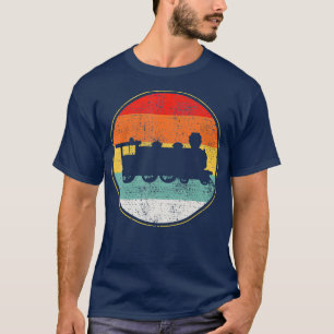 Train Railroad Retro Vintage T-Shirt