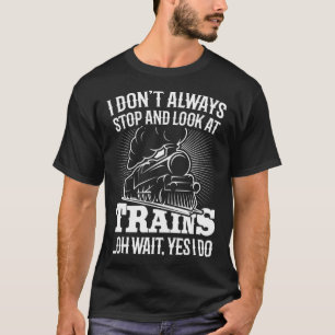 Train Railroad Vintage Train Funny Train T-Shirt