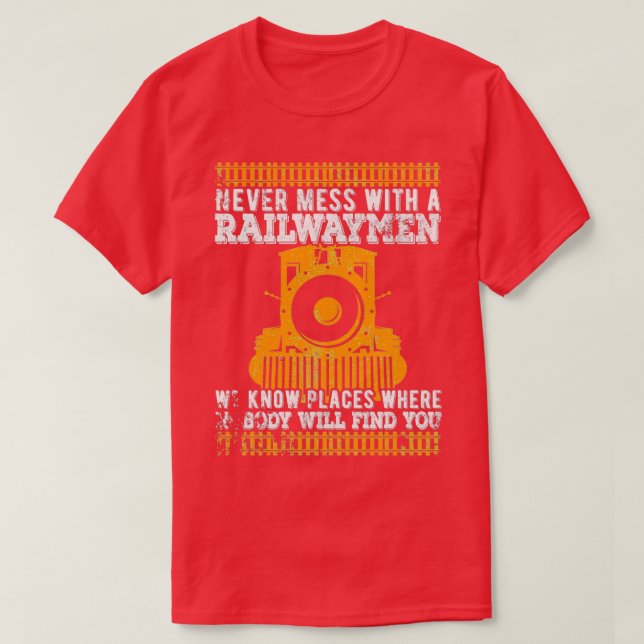 Train Railway Locomotive 7 T-Shirt (Design Front)