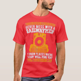 Train Railway Locomotive 7 T-Shirt
