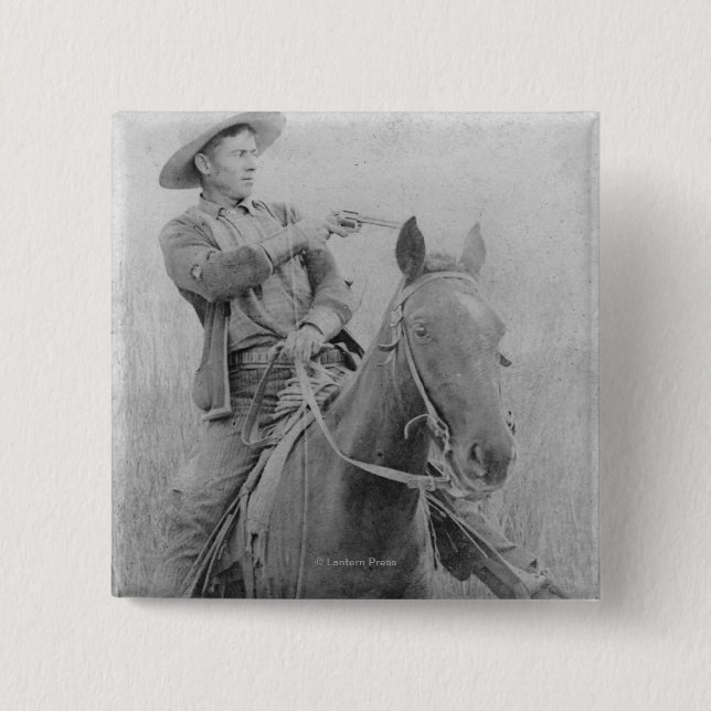 Train Robber Will "Dixon" Roberts 15 Cm Square Badge (Front)