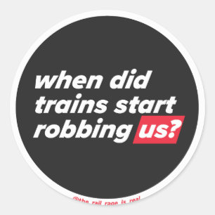 Train Robbery - sticker