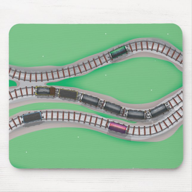 Train Set Mouse Mat (Front)