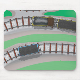 Train Set Mouse Mat