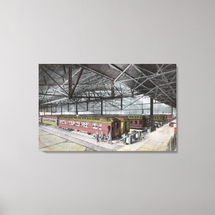 Train Shed at Union Station Canvas Print