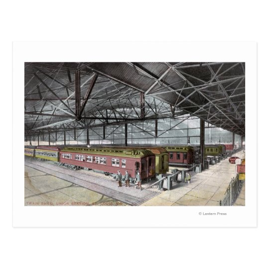 Train Shed at Union Station Postcard