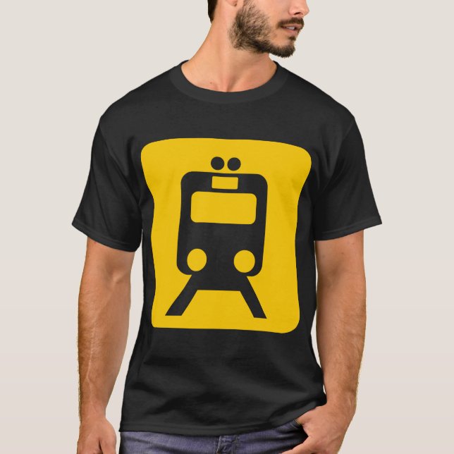 Train Sign - T-Shirt (Front)