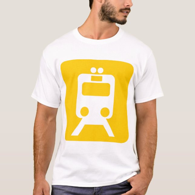 Train Sign - T-Shirt (Front)