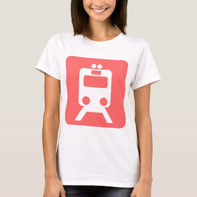 Train Sign - T-Shirt (Front)