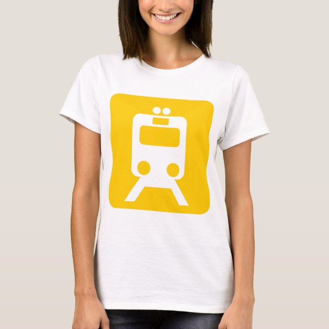 Train Sign - T-Shirt (Front)