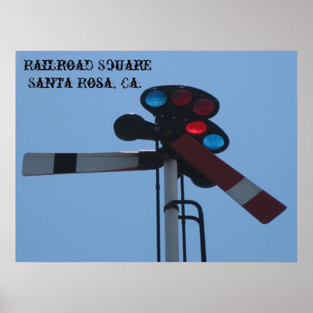 " Train Signal Poster ! " (Front)