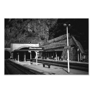 Train Station at Monterosso, Itlay Photo Print