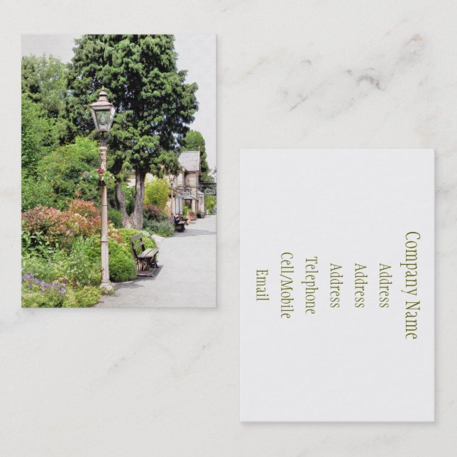 TRAIN STATION BUSINESS CARD (Front/Back)