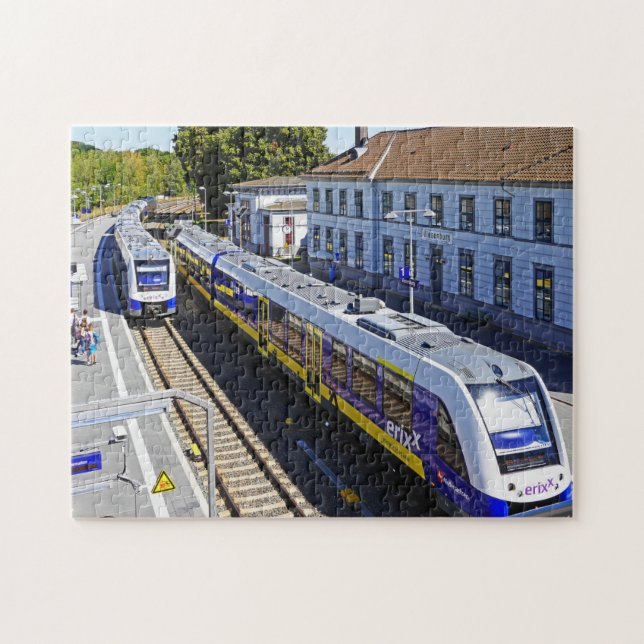 Train station jigsaw puzzle (Horizontal)