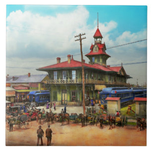 Train Station - Louisville and Nashville Railroad Tile