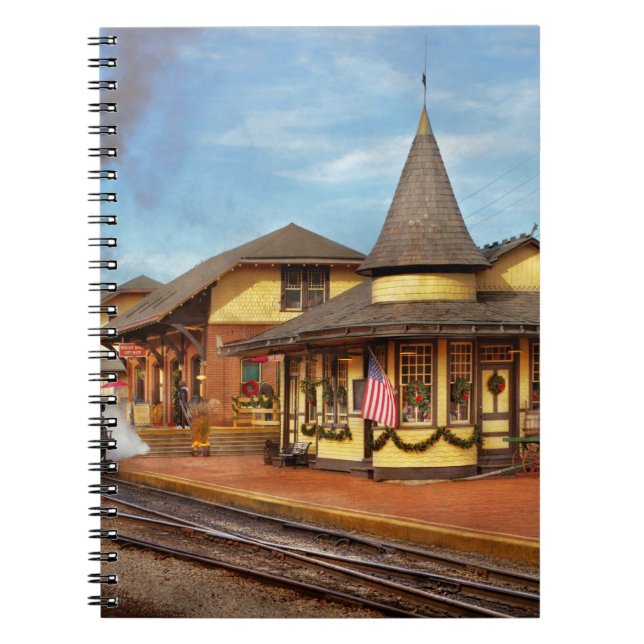 Train Station - New Hope Steam Railway Notebook (Front)