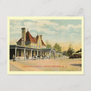 Train Station, South Orange, New Jersey Vintage Postcard