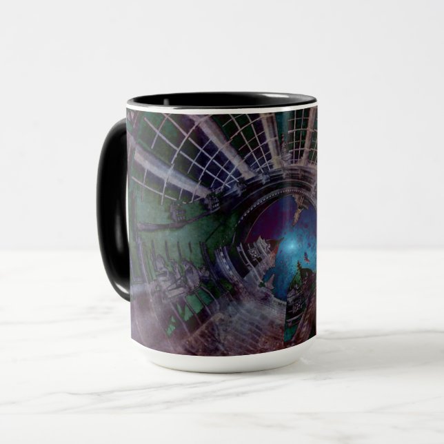 Train Station Swim Mug (Front Left)