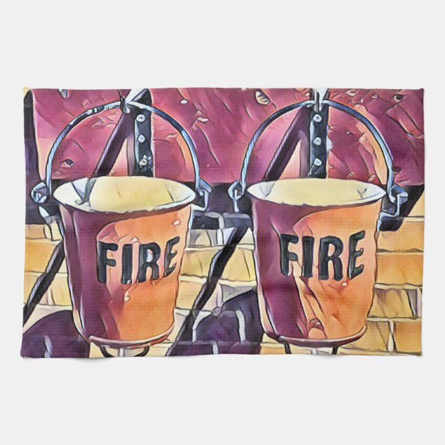 TRAIN STATION  TEA TOWEL (Horizontal)