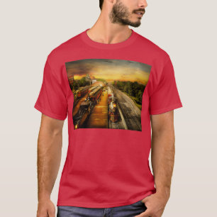Train Station The romance of the rails 1908 T-Shirt