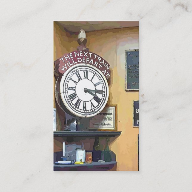 TRAIN STATIONS BUSINESS CARD (Front)