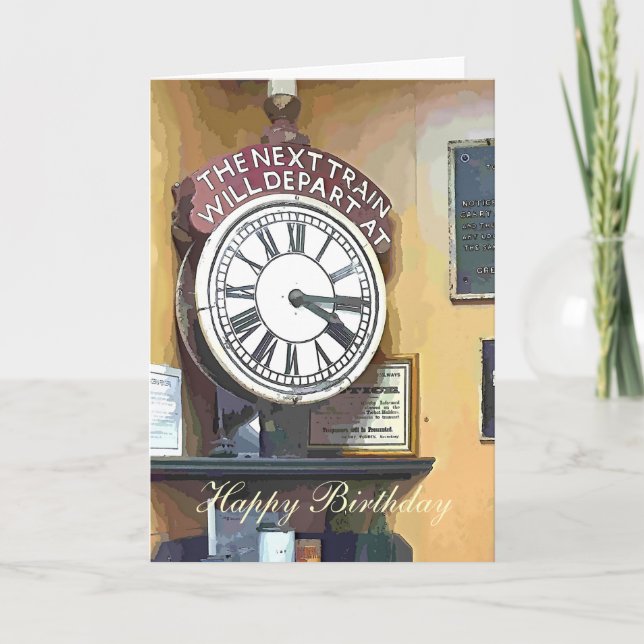 TRAIN STATIONS CARD (Front)