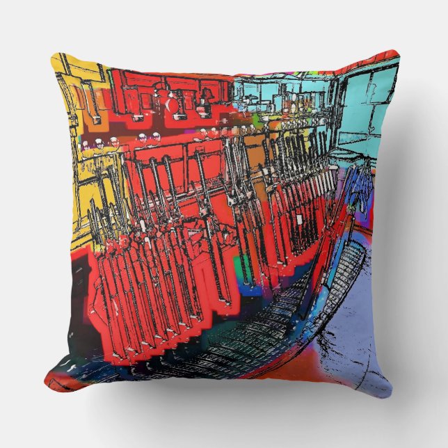 TRAIN STATIONS CUSHION (Front)