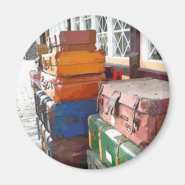 TRAIN STATIONS MAGNET (Front)