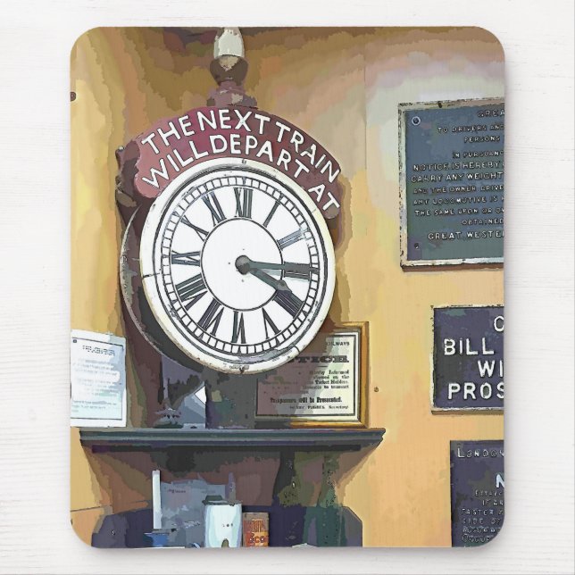 TRAIN STATIONS MOUSE MAT (Front)