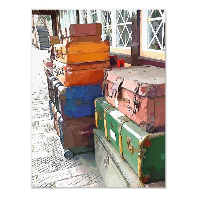 TRAIN STATIONS PHOTO PRINT (Front)