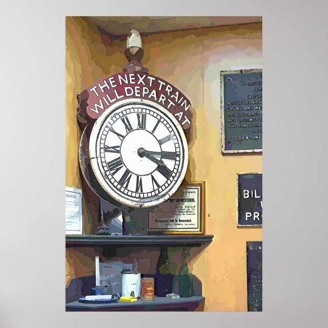 TRAIN STATIONS POSTER (Front)