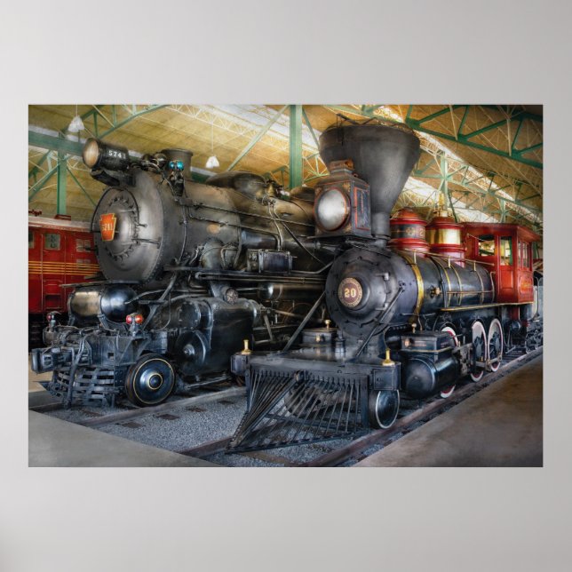 Train - Steam Locomotives Poster (Front)