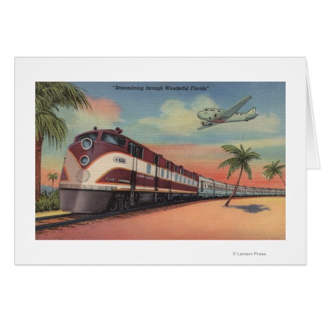 Train- Streamlining through Florida (Front Horizontal)