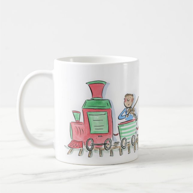 Train String Quartet Coffee Mug (Left)