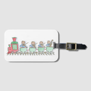 Train String Quartet Luggage Tag