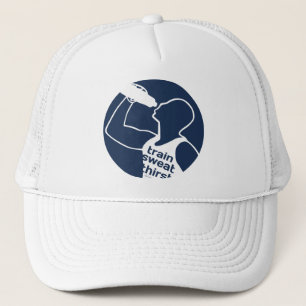 Train Sweat Thirst blue Trucker Hat